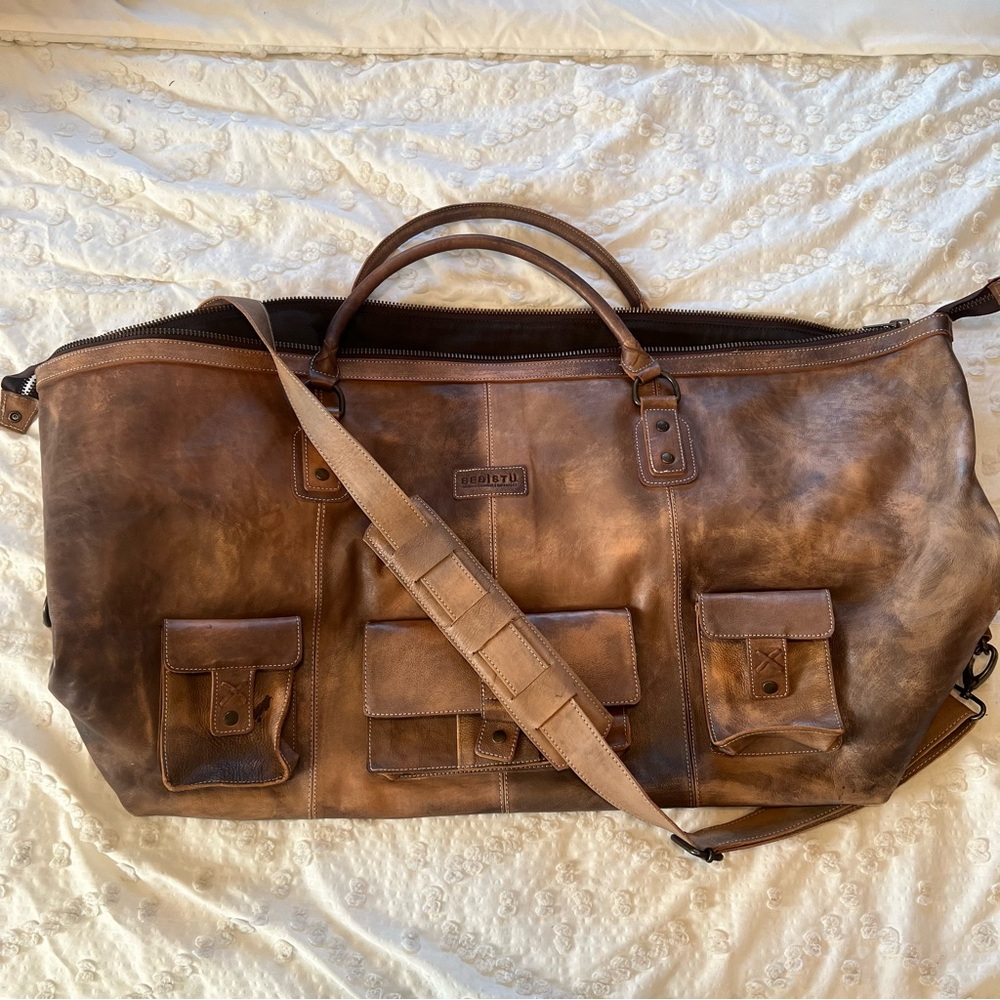 BedStu Exile Duffle Bag Genuine Leather